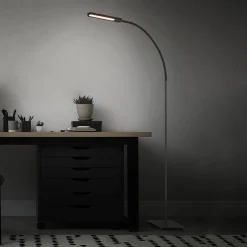 Servo-LED-lattiavalo, himmennettävä, CCT, musta