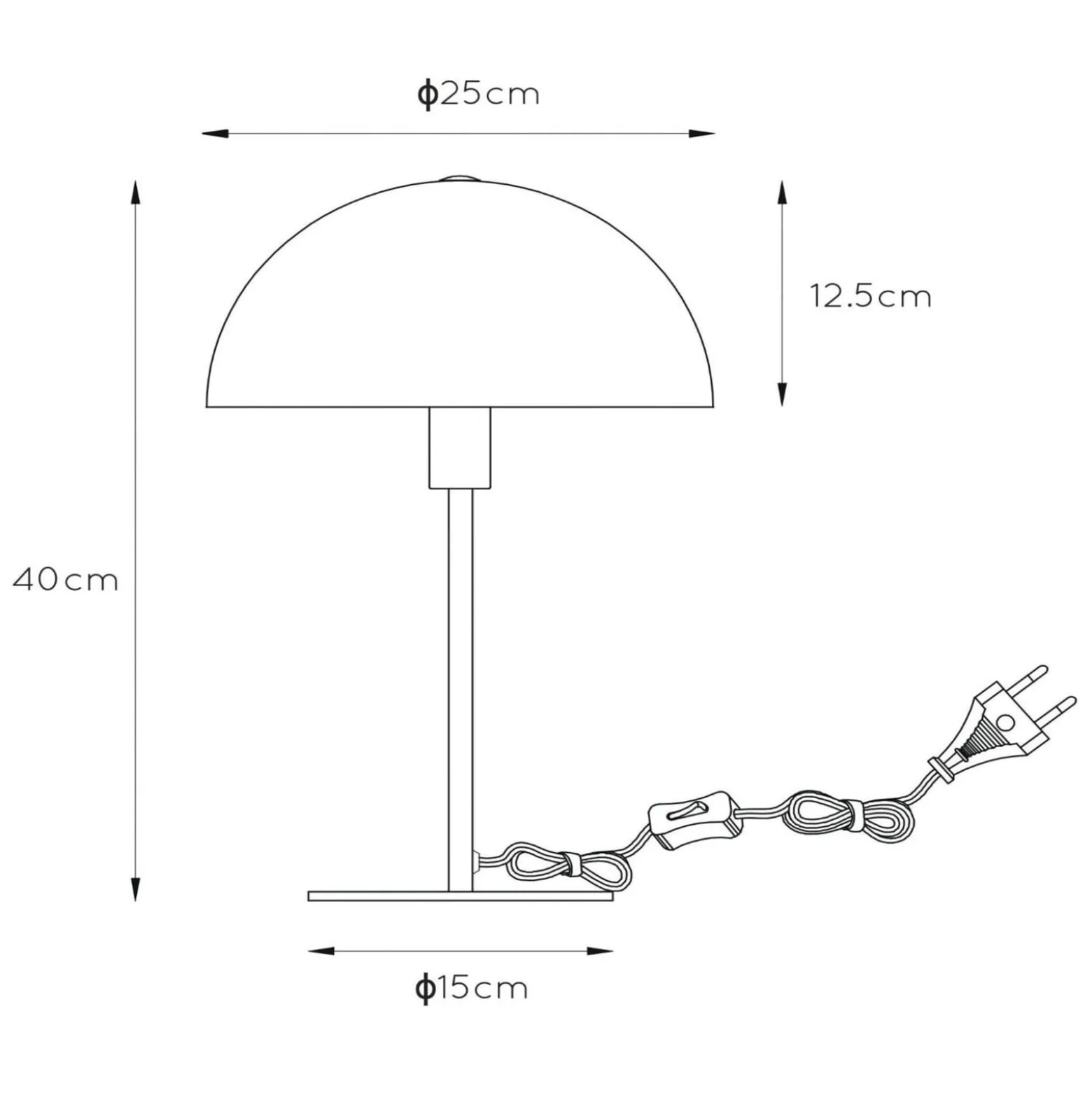 Siemon teräksinen pöytävalaisin, Ø 25 cm, vihreä