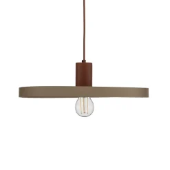 Sila-riippuvalaisin, hiekka/punainen, metalli, Ø 45 cm, E27