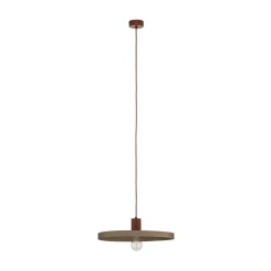 Sila-riippuvalaisin, hiekka/punainen, metalli, Ø 45 cm, E27