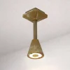 Silva Disk -LED-ulkokattovalaisin, korkeus 26 cm, antiikkimessinki