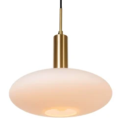 Singala lasinen riippuvalaisin, Ø 30 cm, 110 cm, opaali, 3-valo, 3 valoa
