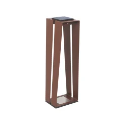Skaal LED-aurinkolamppu anturilla, corten, 70 cm