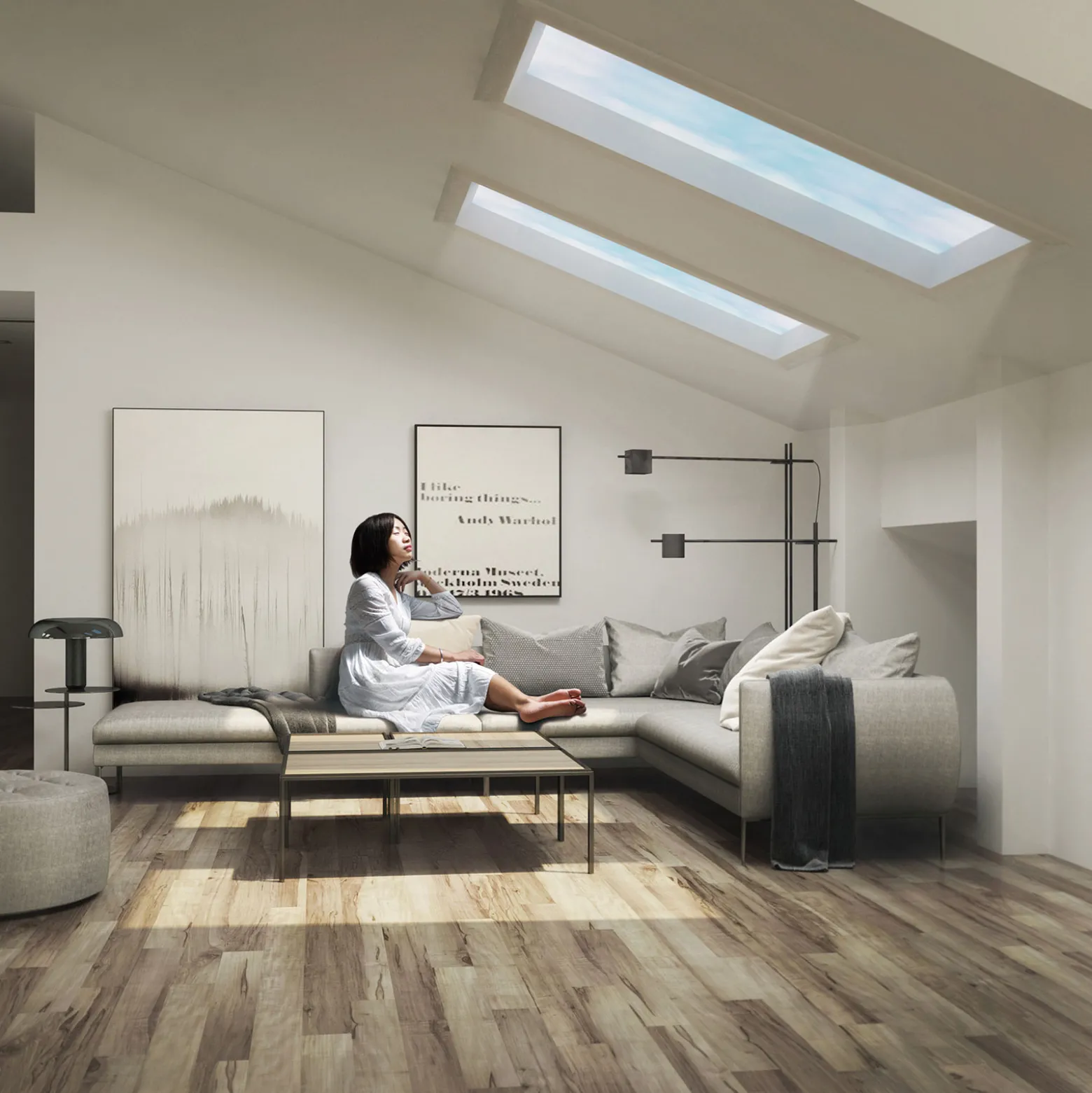 Sky Window LED-paneeli 120 x 60cm