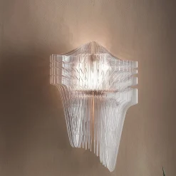 Slamp Aria -design-seinävalaisin, kirkas