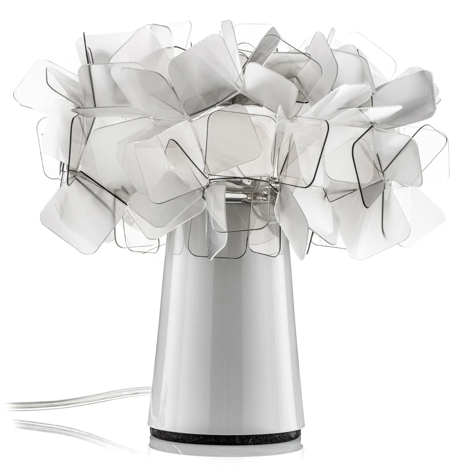 Slamp Clizia - design-pöytävalaisin, savunharmaa