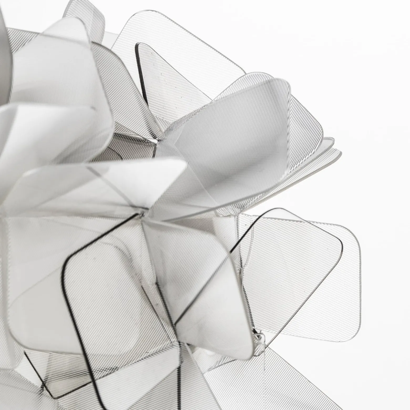 Slamp Clizia - design-pöytävalaisin, savunharmaa