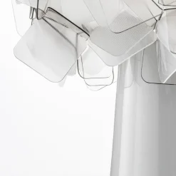 Slamp Clizia - design-pöytävalaisin, savunharmaa