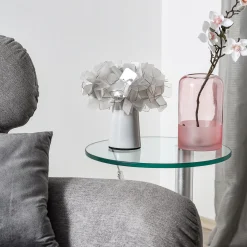 Slamp Clizia - design-pöytävalaisin, savunharmaa