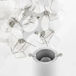 Slamp Clizia - design-pöytävalaisin, savunharmaa