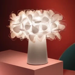 Slamp Clizia LED-pöytälamppu, himmennettävä, Mama Non Mama, valkoinen