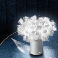 Slamp Clizia LED-pöytälamppu, himmennettävä, Mama Non Mama, valkoinen