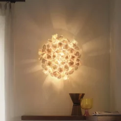 Slamp Clizia Mama Non Mama seinävalaisin kulta Ø53cm