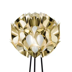 Slamp Flora -design-lattiavalaisin, kulta