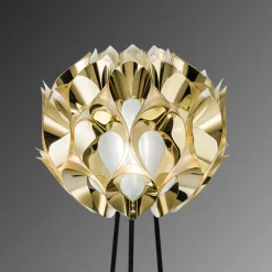 Slamp Flora -design-lattiavalaisin, kulta