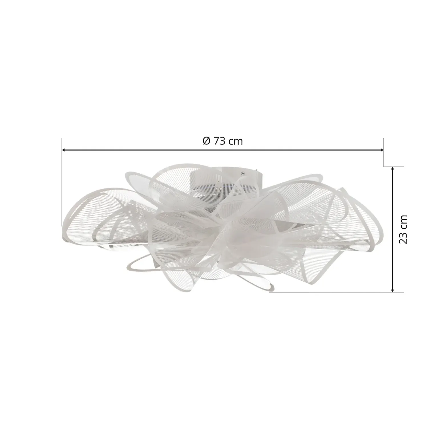 Slamp LA BELLE ÉTOILE kattovalaisin valkoinen, 73 cm