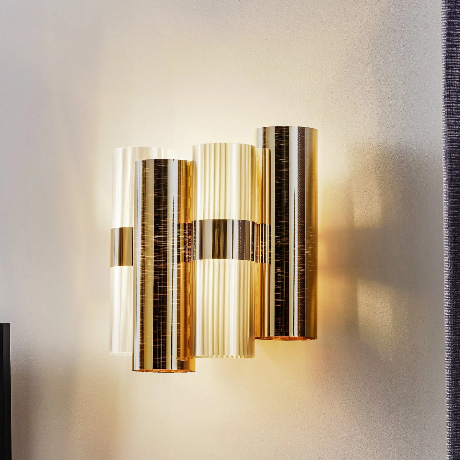 Slamp La Lollo seinävalaisin, kullanvärinen