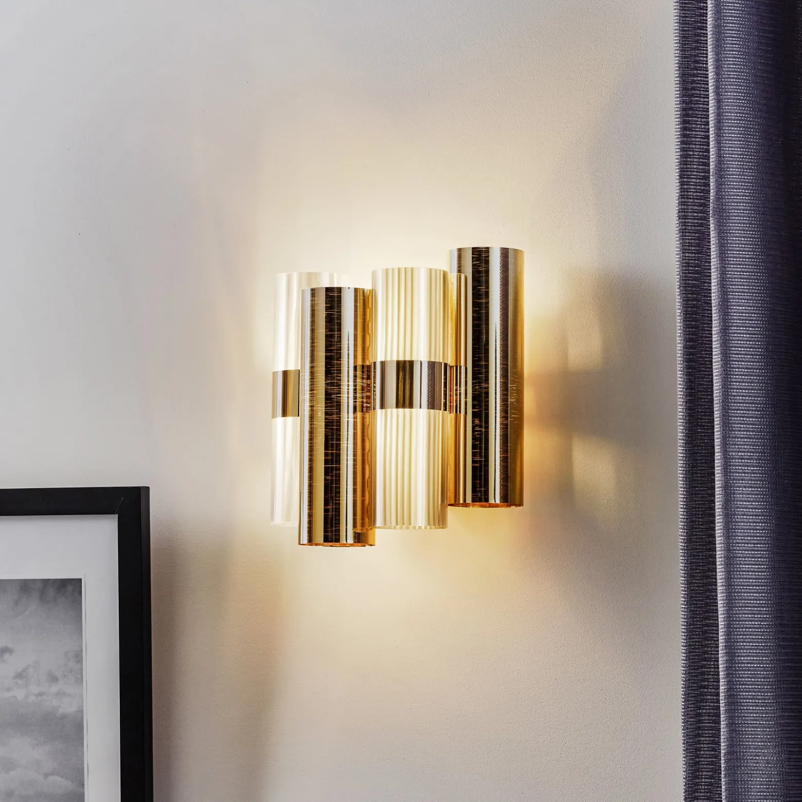 Slamp La Lollo seinävalaisin, kullanvärinen