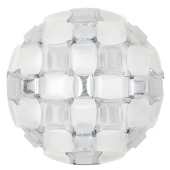 Slamp Mida -seinävalaisin, 32x32 cm, platina/valk.