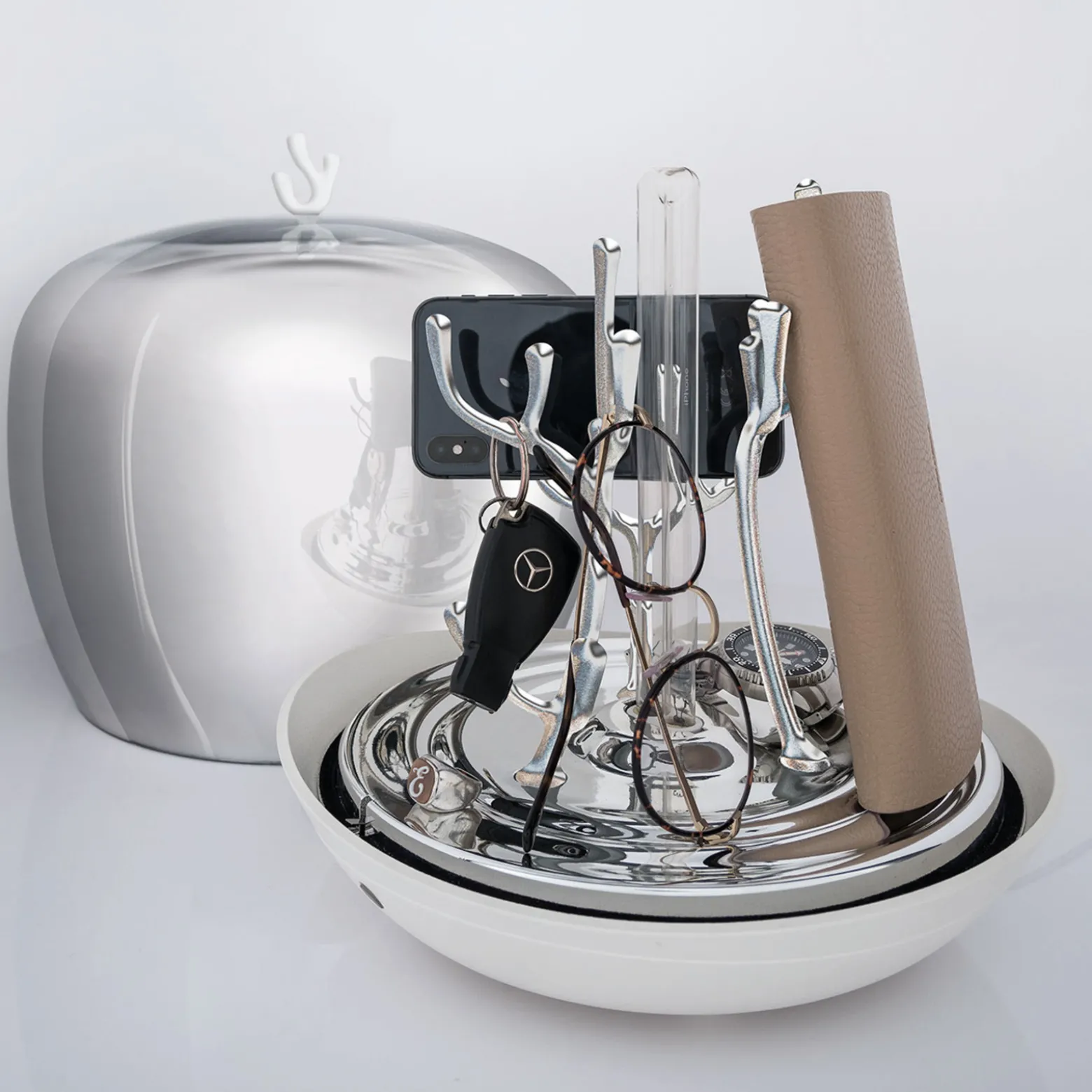 Slamp PurityCapsule LED-pöytälamppu, UV-C, valkoinen