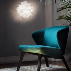 Slamp Veli -design-kattovalo, Ø 53 cm, opaali