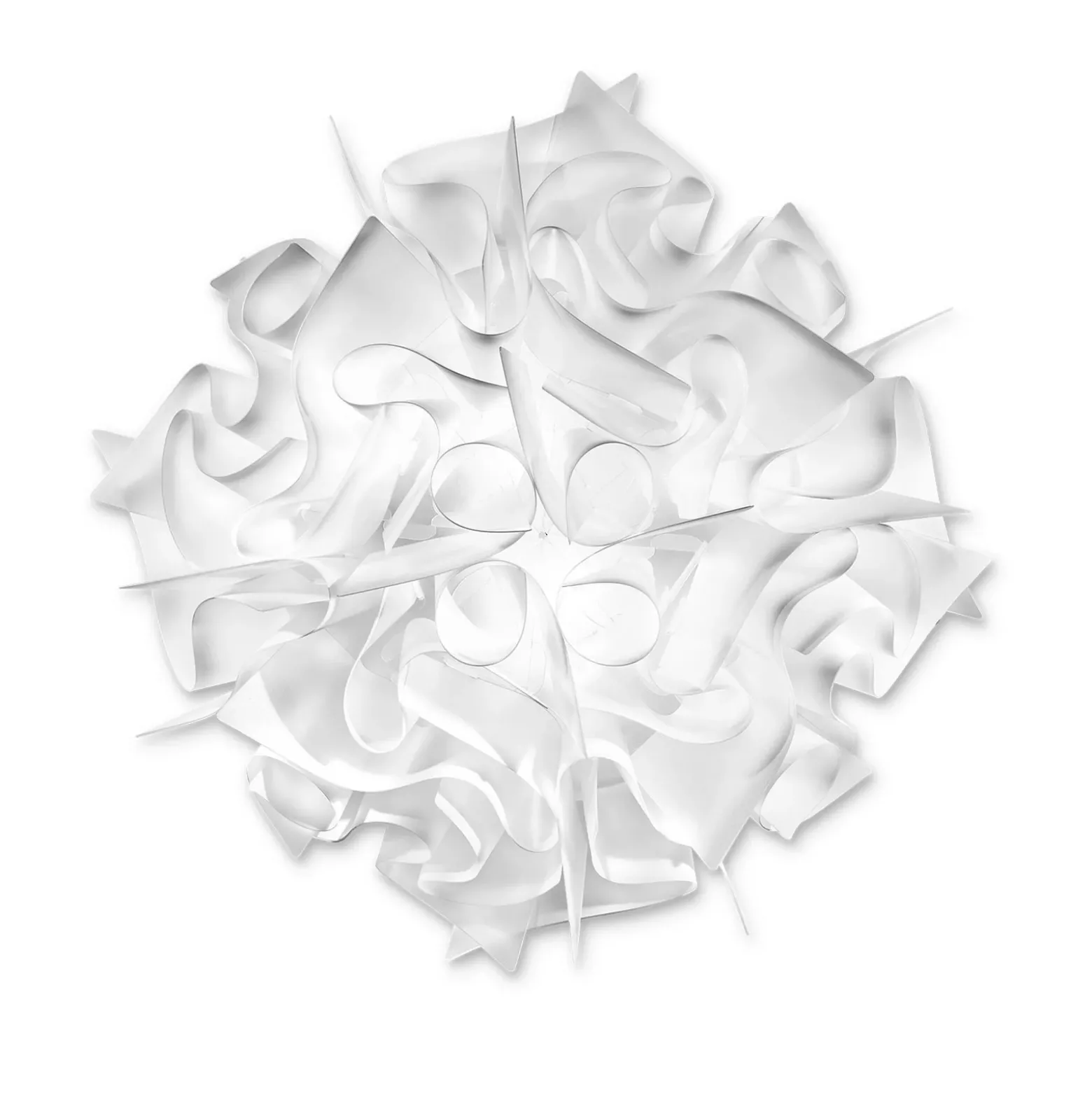 Slamp Veli -design-kattovalo, Ø 53 cm, opaali