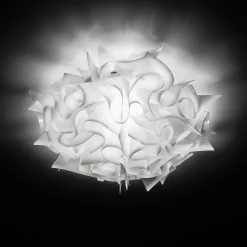 Slamp Veli - design-seinävalaisin, Ø 32 cm, valkoinen