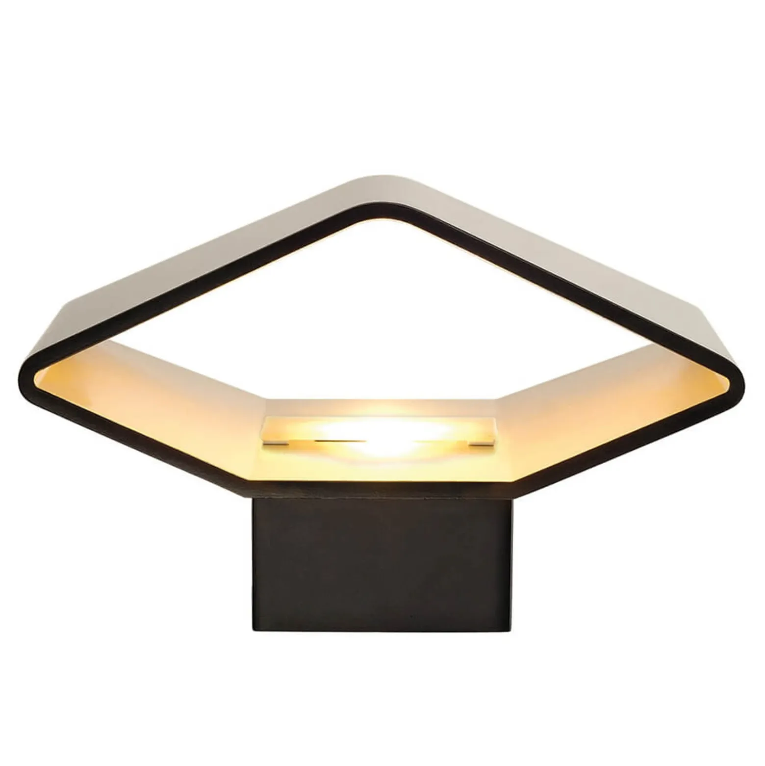 SLV Cariso LED seinävalaisin musta/messinki 16.4cm