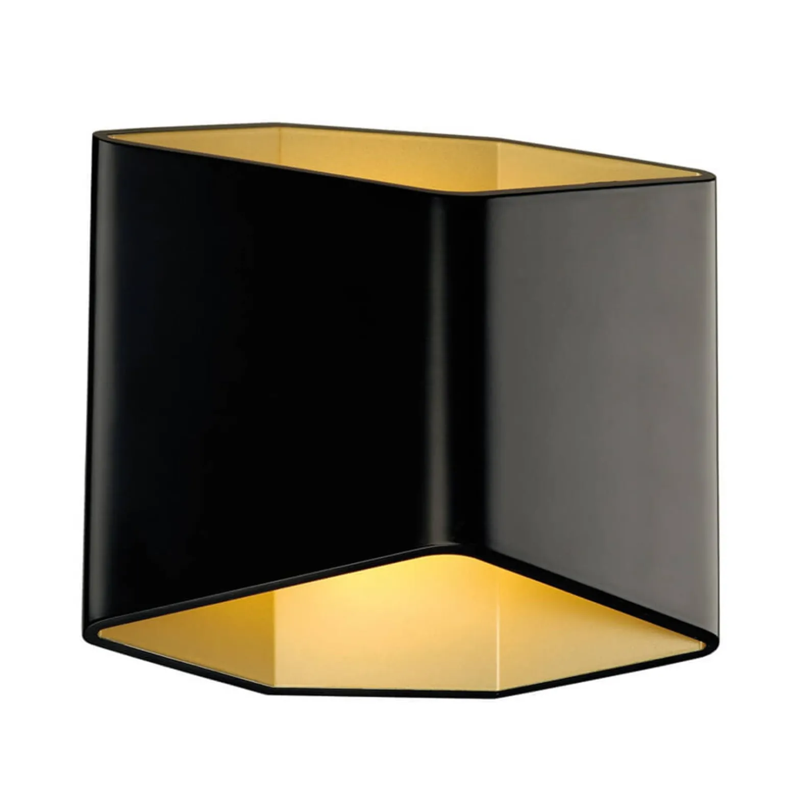 SLV Cariso LED seinävalaisin musta/messinki 16.4cm