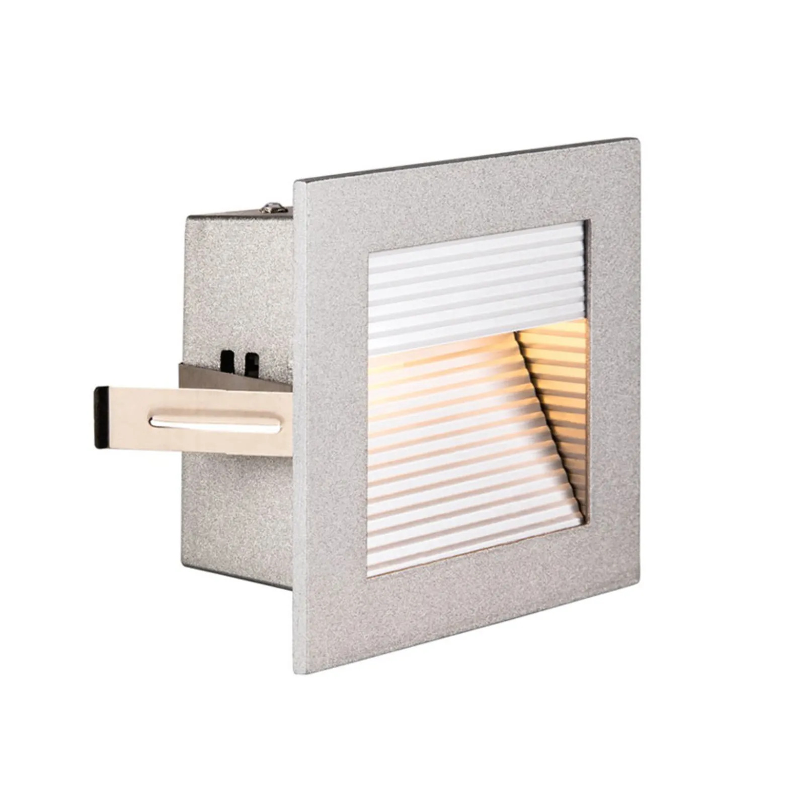 SLV Frame Curve LED uppoasennusvalaisin hopea