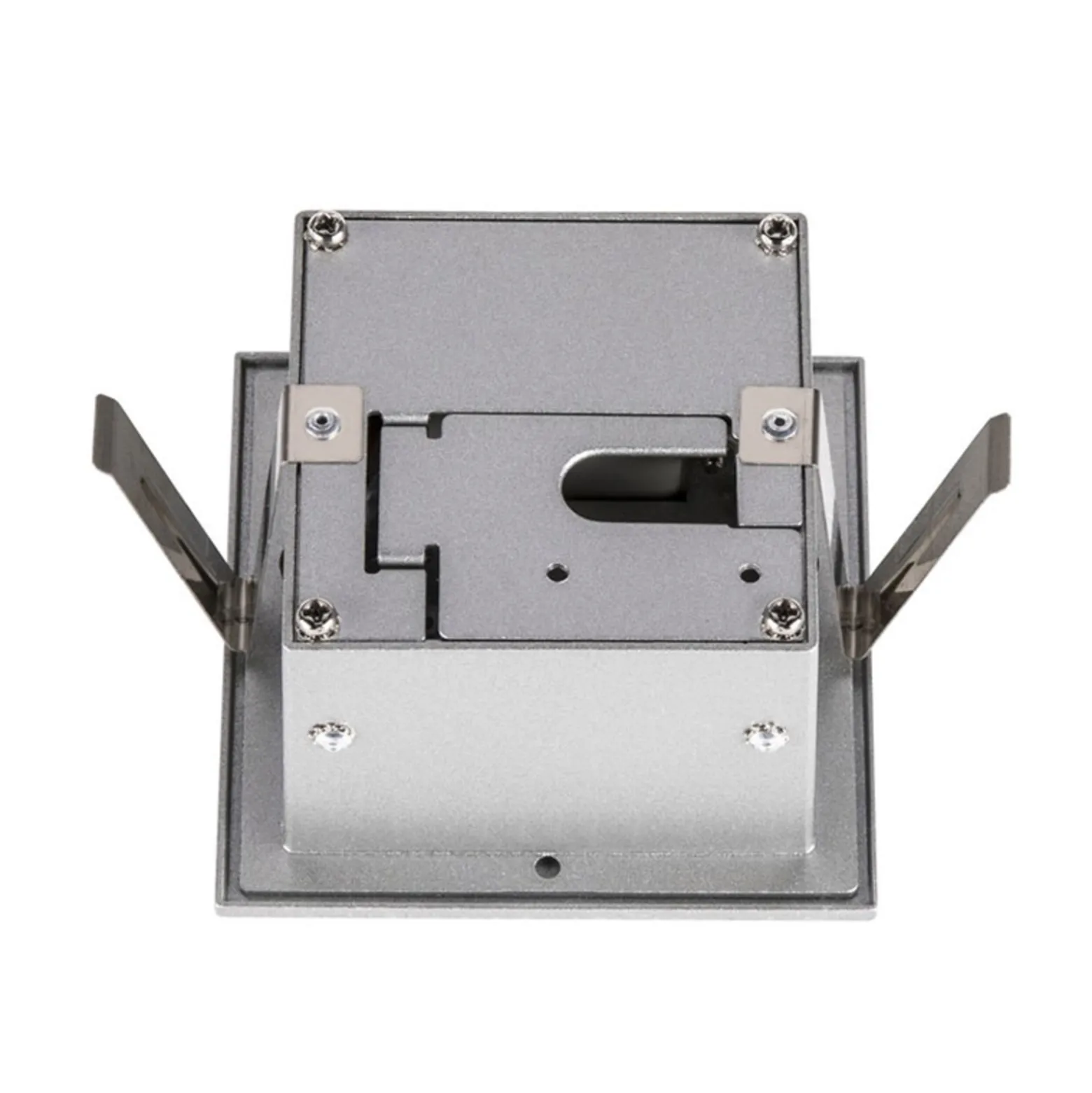 SLV Frame Curve LED uppoasennusvalaisin hopea
