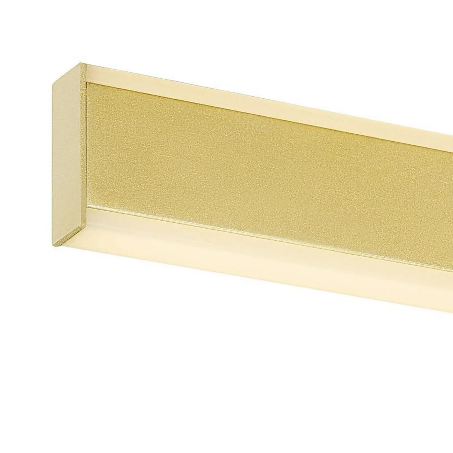 SLV kylpyhuoneen LED-seinävalaisin One Linear, 70 cm, messinkivärinen