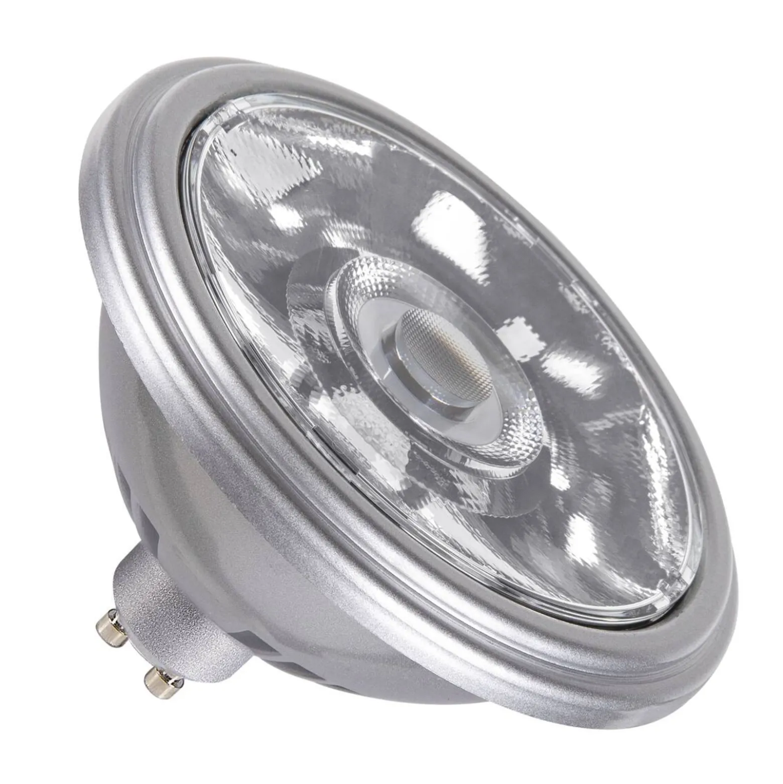 SLV LED-heijastin QPAR111 GU10 hopea 12.5W 4000K 1000 lumenia