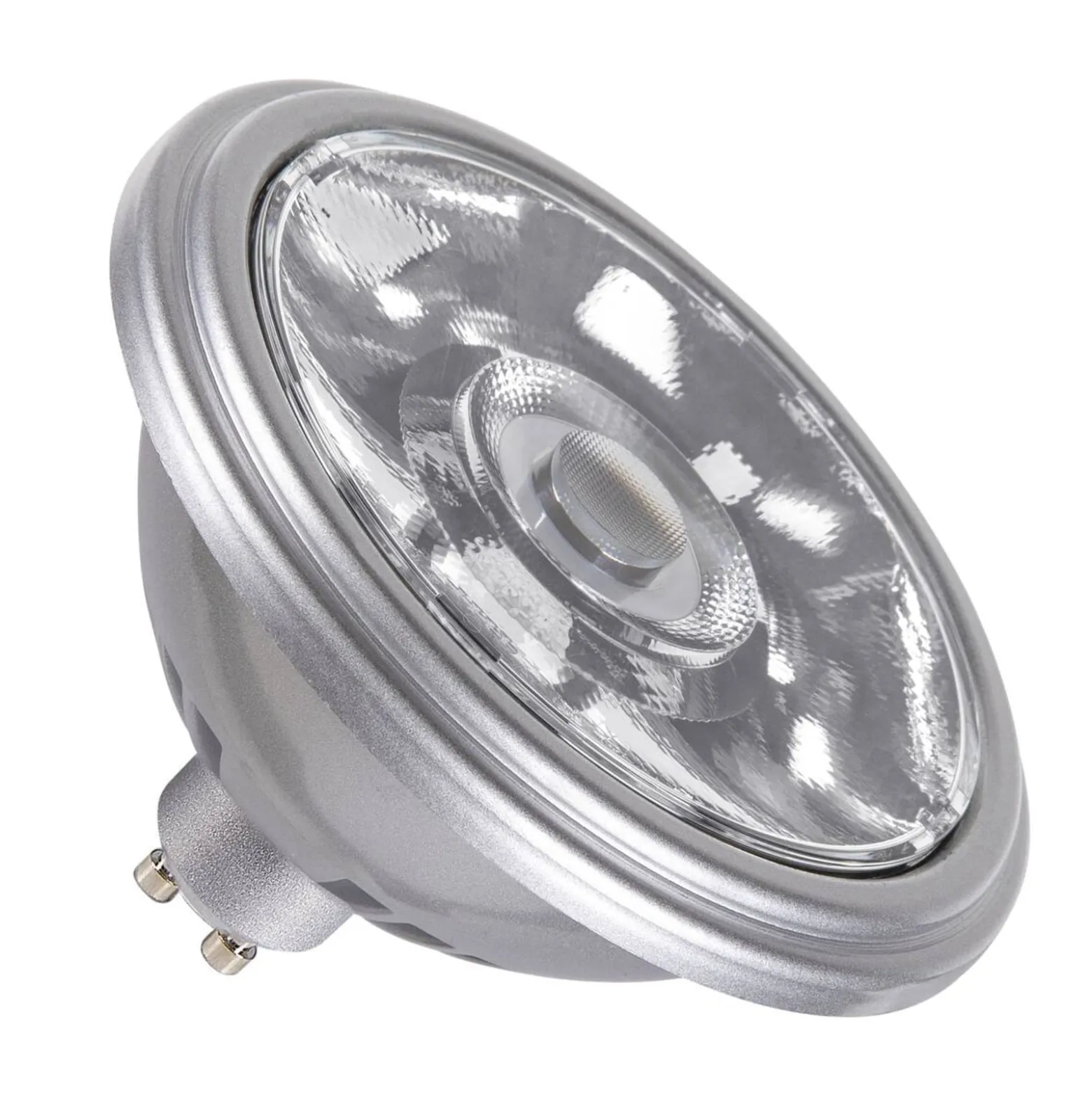 SLV LED-heijastin QPAR111 GU10 hopea 12,5W 3000K 950 lumenia