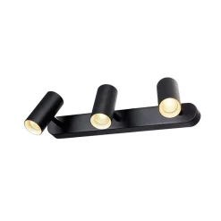 SLV LED-kattokohdevalo Noblo, 2700 K, musta, pituus 40 cm