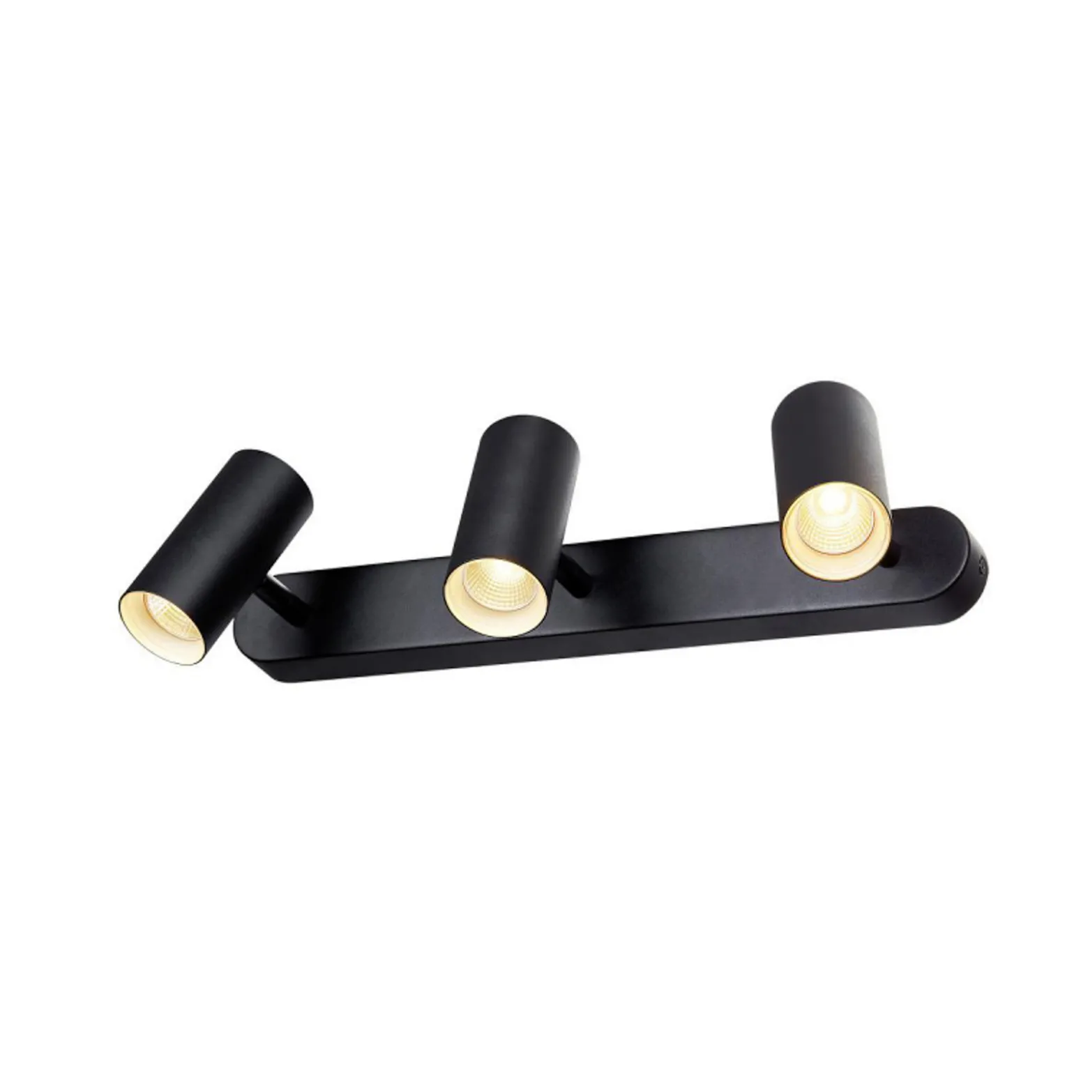 SLV LED-kattokohdevalo Noblo, 2700 K, musta, pituus 40 cm