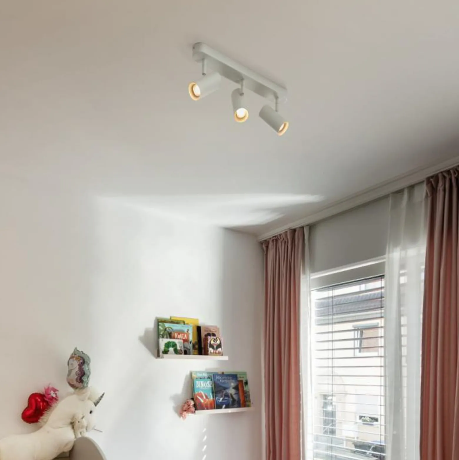 SLV LED-kattokohdevalo Noblo, 3 000 K, valkoinen, pituus 40 cm