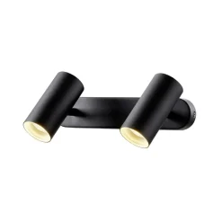 SLV LED-kattokohdevalo Noblo, musta, 3 000 K, pituus 24 cm