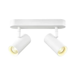 SLV LED-kattokohdevalo Noblo, pituus 24 cm, metalli, 2-lamppuinen.
