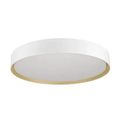 SLV LED-kattovalaisin Decona, Ø 42 cm, valkoinen/kulta, metalli