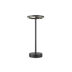 SLV LED-ladattava valaisin Vinolina One, musta, 2700 K, korkeus 33 cm