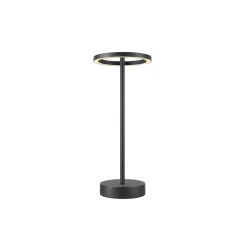 SLV LED-ladattava valaisin Vinolina One, musta, 2700 K, korkeus 33 cm