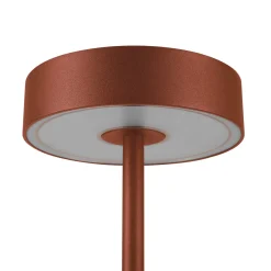 SLV LED-ladattava valaisin Vinolina, ruoste, CCT, alumiini, korkeus 32,3 cm