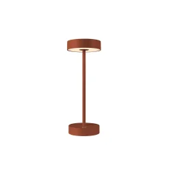 SLV LED-ladattava valaisin Vinolina, ruoste, CCT, alumiini, korkeus 32,3 cm