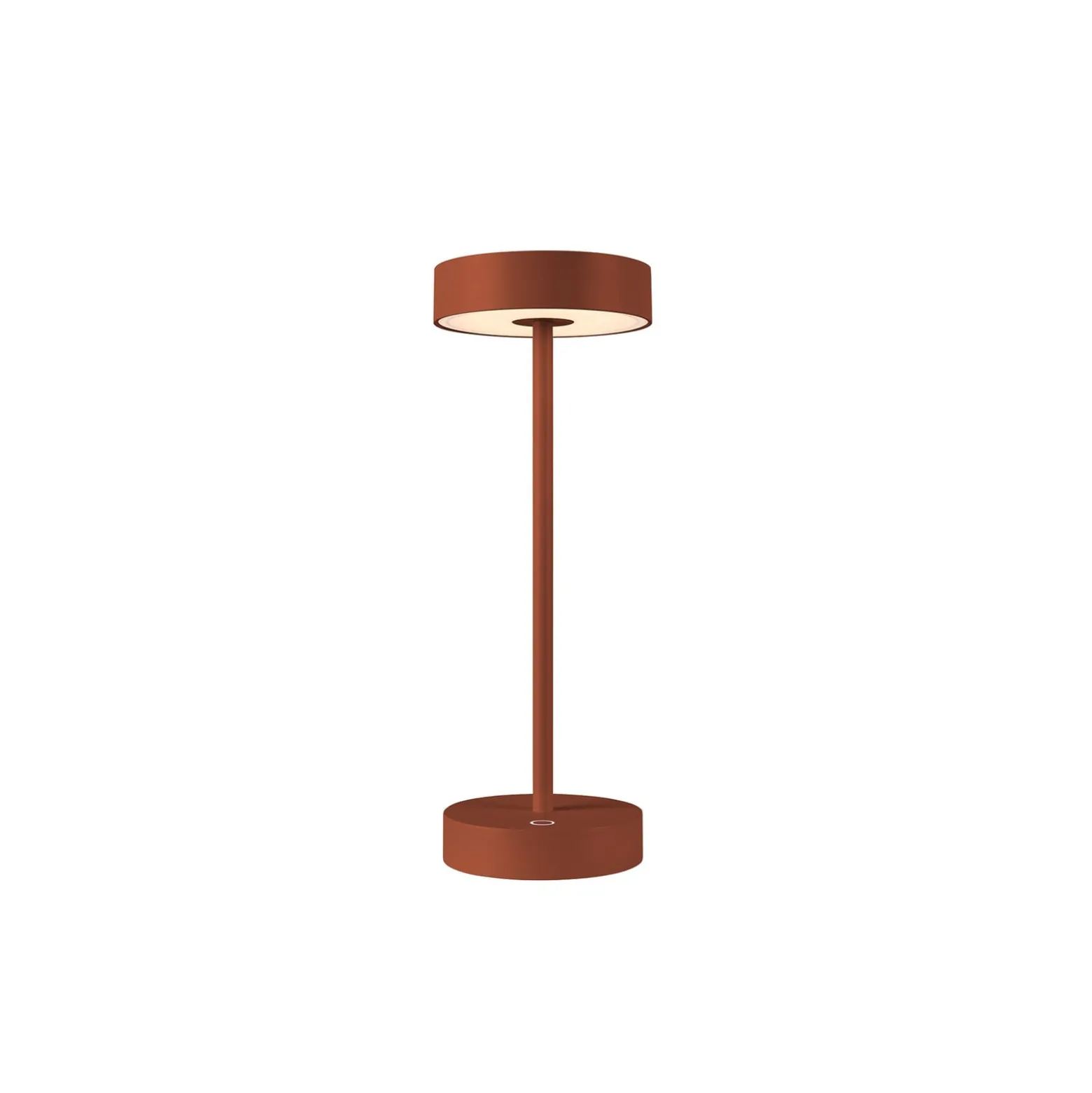 SLV LED-ladattava valaisin Vinolina, ruoste, CCT, alumiini, korkeus 32,3 cm