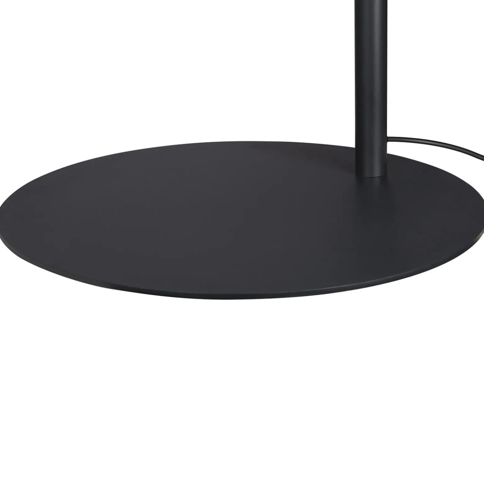 SLV LED-lattiavalaisin One Bow FL, musta/messinkinvärinen, teräs
