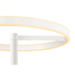 SLV LED-lattiavalaisin One Straight, valkoinen, 2700/3000 K