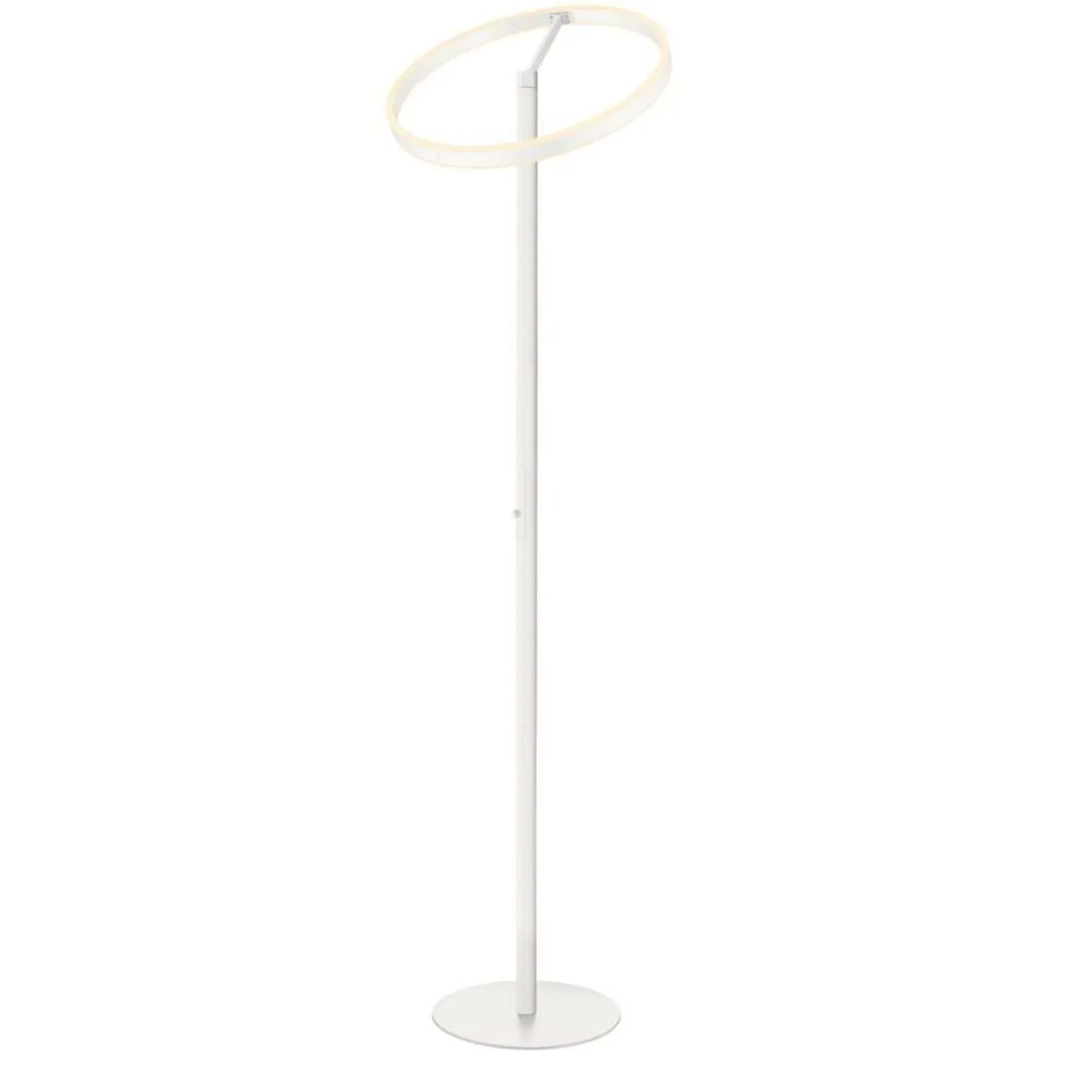 SLV LED-lattiavalaisin One Straight, valkoinen, 2700/3000 K
