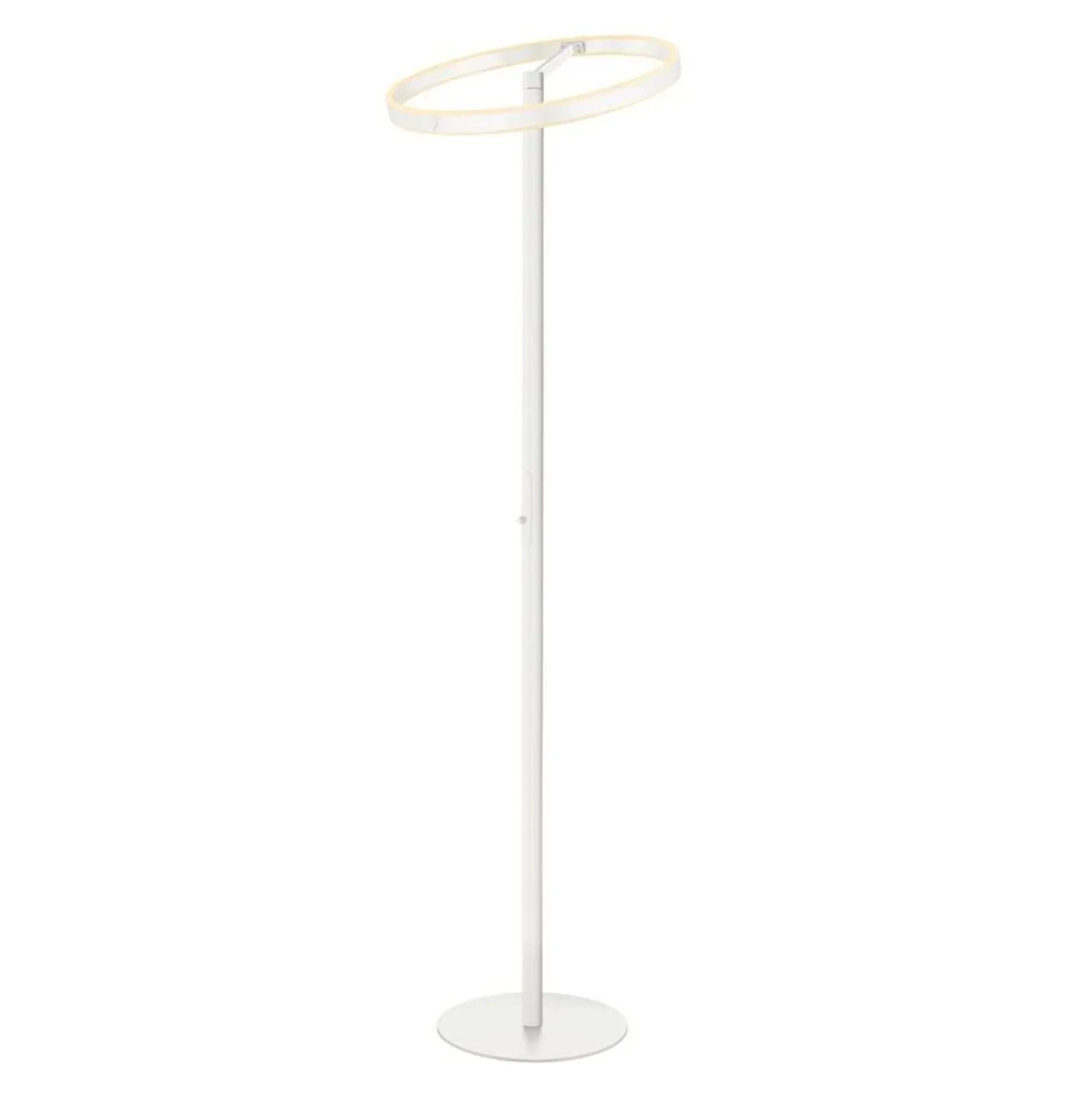 SLV LED-lattiavalaisin One Straight, valkoinen, 2700/3000 K