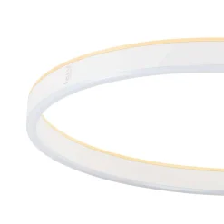 SLV LED-lattiavalaisin One Straight, valkoinen, 2700/3000 K